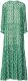 Lollys Laundry Maxi-jurk met lurex Nee groen - Thumbnail 2