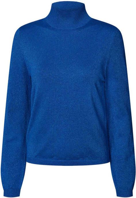 Lollys Laundry Beaumont trui Neonblauw Blauw Dames