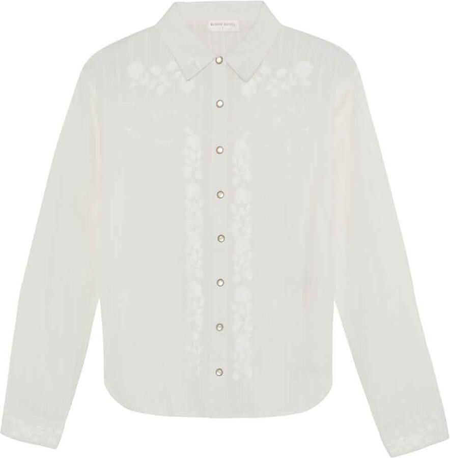Maison Hotel Western stijl blouse Kerry naturel