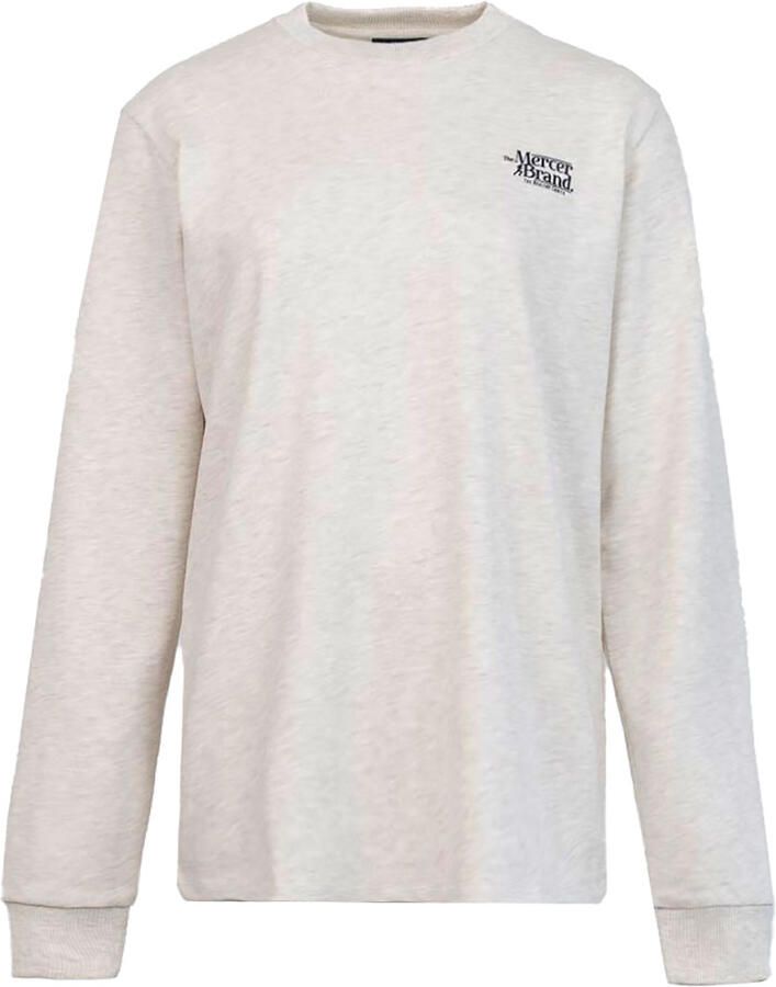 MERCER AMSTERDAM Dames Truien & Vesten The Mercer Long-sleeve Ecru - Foto 5