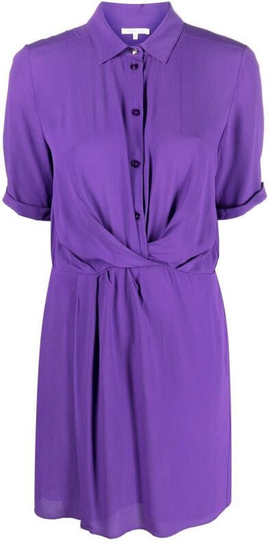 PATRIZIA PEPE Shirt Dresses Purple Dames