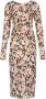 PATRIZIA PEPE Jurk Boot-hals midi jurk Multicolor Dames - Thumbnail 2
