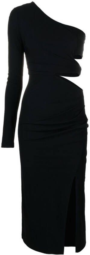 PATRIZIA PEPE Stretchy cut-out jurk Kira zwart