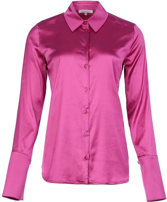 PATRIZIA PEPE Satijnen blouse Laila roze