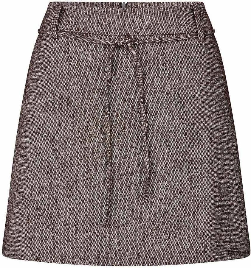 Second Female BouclÃ© rok Arbor bordeaux