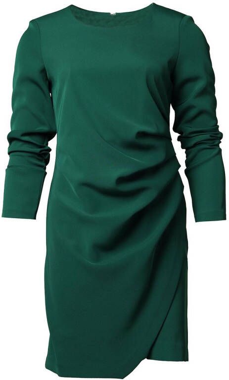 Silvian Heach Aansluitend jurkje met gesmokte details Britt groen