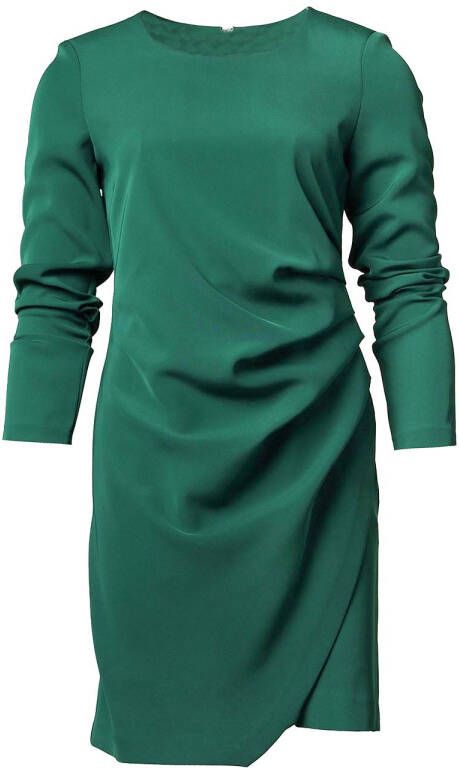Silvian Heach Aansluitend jurkje met gesmokte details Britt groen