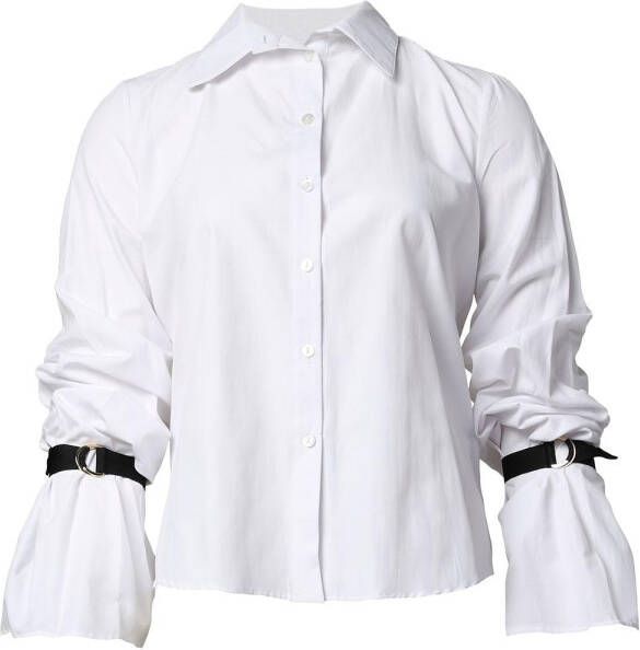 Silvian Heach Decoratieve gesp overhemd White Dames