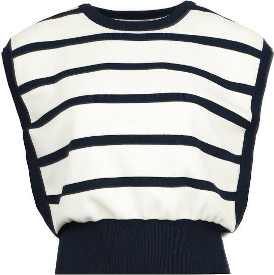 Silvian Heach Gestreepte tricot top Grace naturel