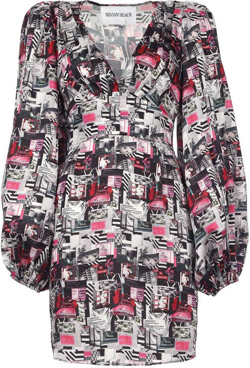 Silvian Heach Printjurk met pofmouwen Claforan multi