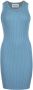 Silvian Heach Daggebreide jurk Blauw Dames - Thumbnail 1