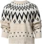 SILVIAN HEACH Dames Truien & Vesten Maglia M l -sweater 4 Zand - Thumbnail 1