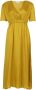 Suncoo Satijnen midi-jurk Cosima geel - Thumbnail 2