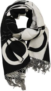 Twinset Sjaal met print Mira zwart