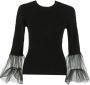 Twinset Stijlvolle Gebreide Top Zwart Dames - Thumbnail 1