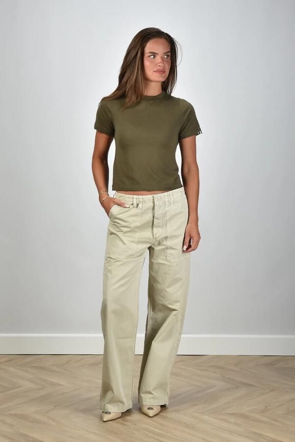 Agolde broek Yuna A246-1827 pumrice