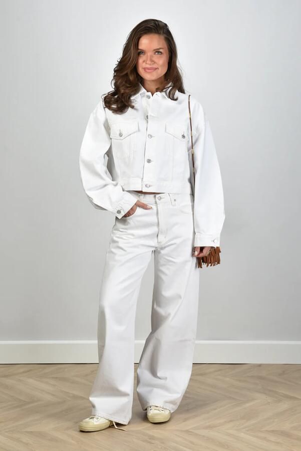 Agolde jeans Low Curve A197B-1183 milkshake