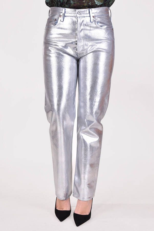 Agolde jeans 90s Pinch Waist A154G-1141 zilver