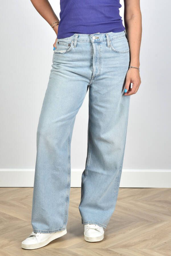 Agolde jeans Low Slung Baggy A9079-1463 blauw