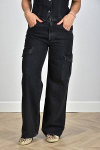Agolde jeans Minka Cargo A9117-1557 zwart