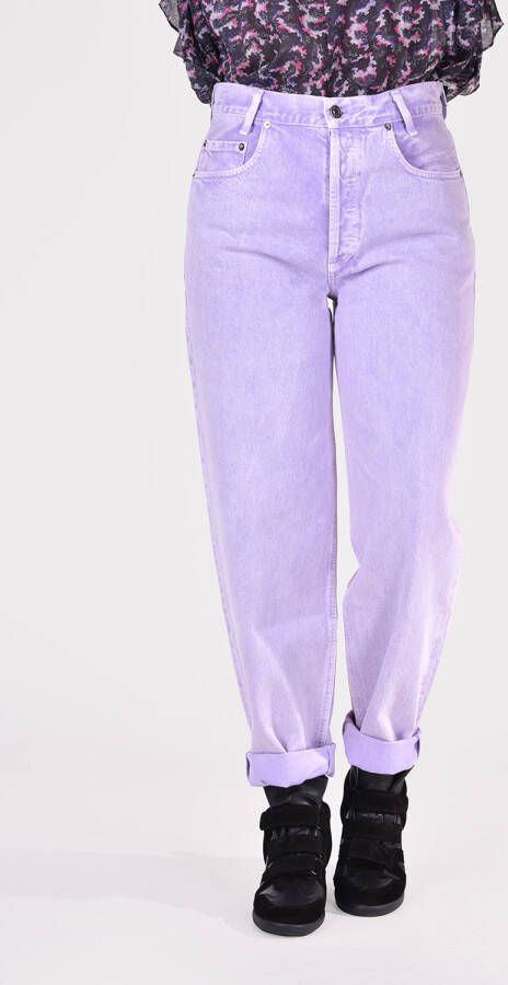 Agolde jeans Tapered Baggy A183C-1183 paars