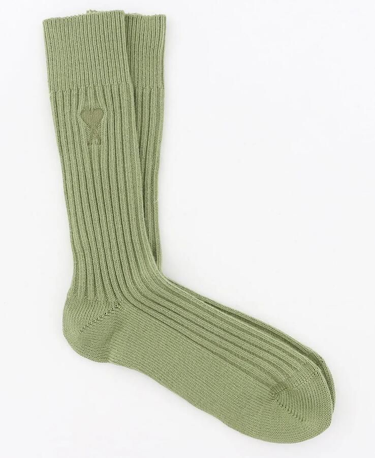 Ami Paris socks ADC Plain USC603.379 olive