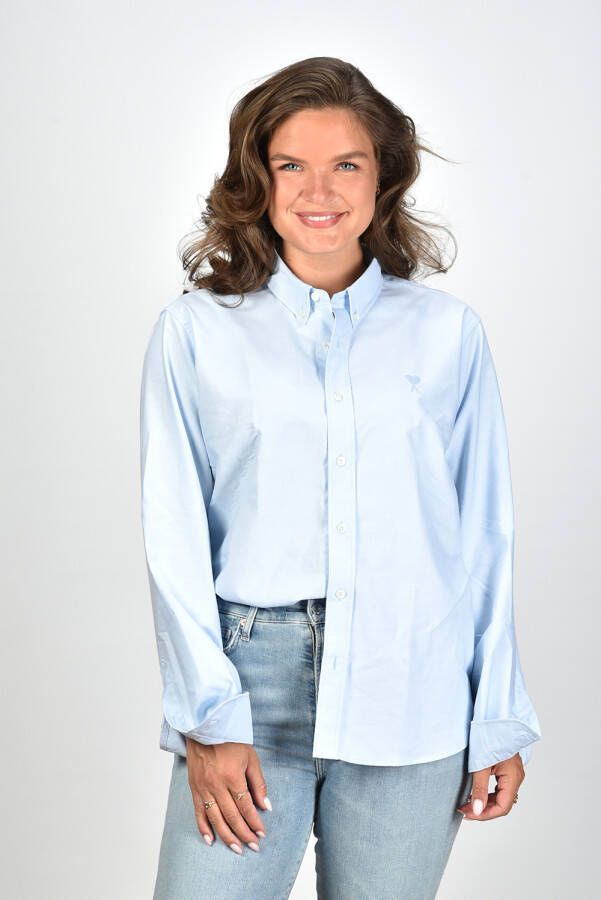 Ami Paris blouse Classic USH160.CO0031 blauw