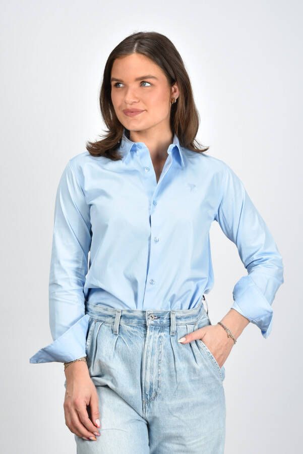 Ami Paris blouse Tonal ADC FSH090.CO0024 blauw