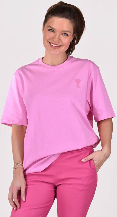 Ami Paris t-shirt Tonal ADC UTS004.726 roze