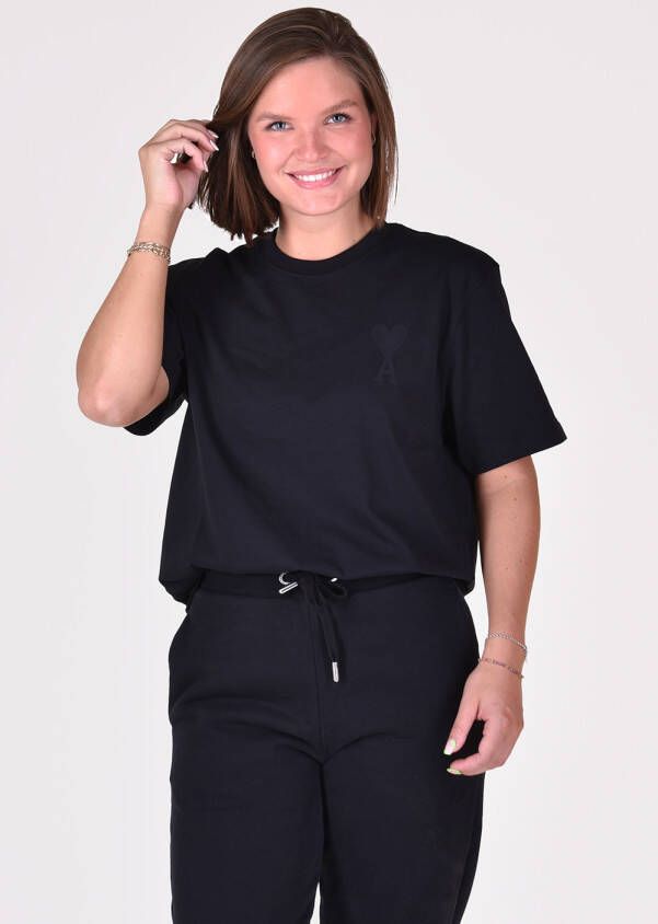 Ami Paris t-shirt Tonal Big ADC UTS002.726 zwart