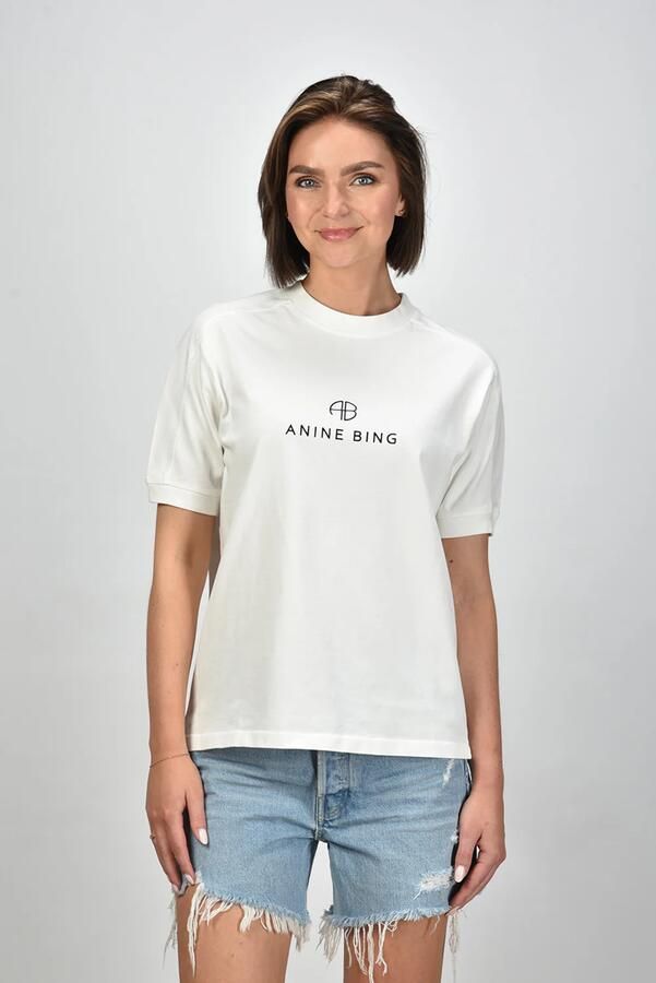Anine Bing t-shirt Jaylin A-08-10280-IVY1 ivory