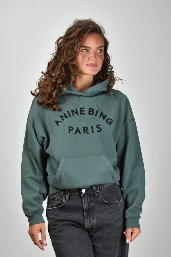 Anine Bing trui Harvey Paris A-08-11526-DKG31 dark green