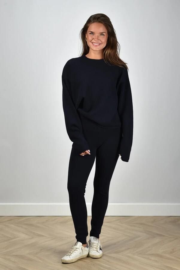 Extreme Cashmere broek Beat 372 navy