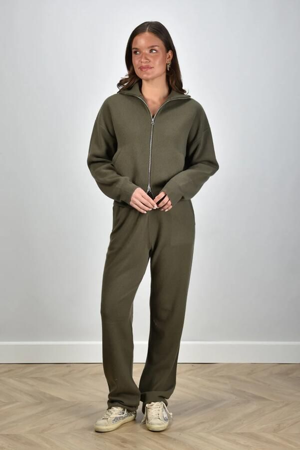 Extreme Cashmere broek Rush 320 army
