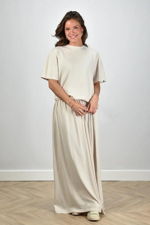 Extreme Cashmere t-shirt Rik 269 chalk