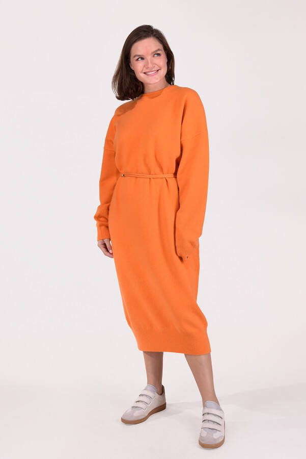 Extreme Cashmere jurk Crew Dress Short 251 carrot
