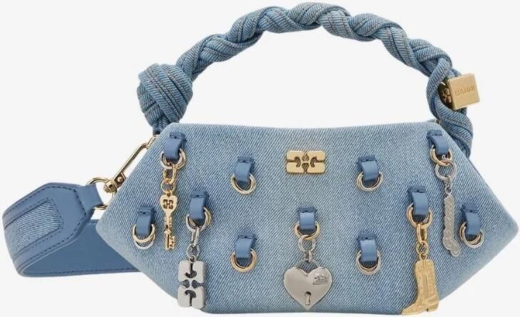 Ganni crossbody Bou Bag Mini A6512 fade denim