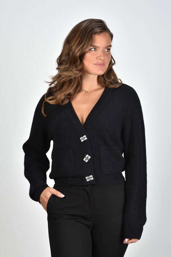 Ganni vest K1962 zwart