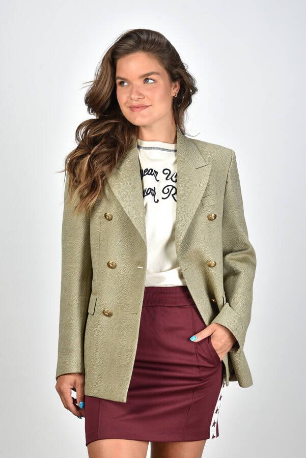 Golden Goose blazer Journey GWP00829.P001169.35849 taupe