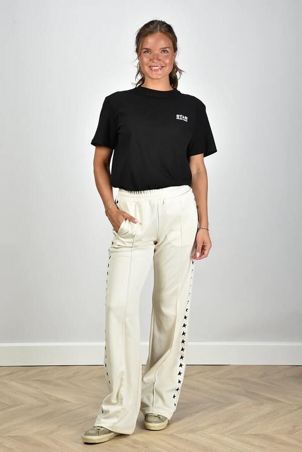 Golden Goose broek Dorotea GWP00877.P000521.81347 papyrus black