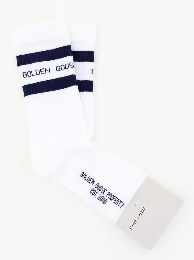 Golden Goose sokken GUP00883.P000487.81236 old white navy aaa