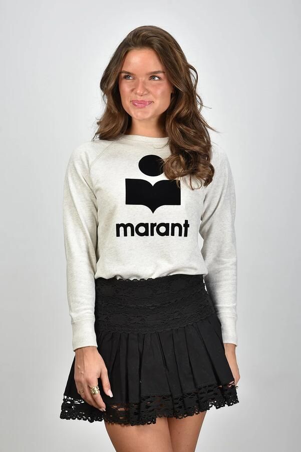 Isabel Marant Etoile trui Millyny SW0160FA-A1M07E ecru