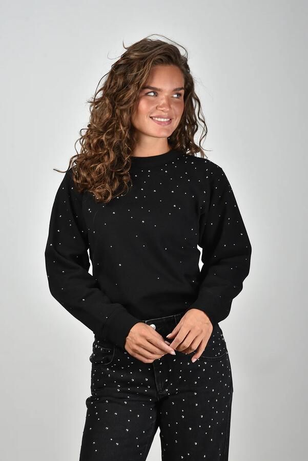 Isabel Marant Etoile trui Riseda SW0173FA-C3M09E black