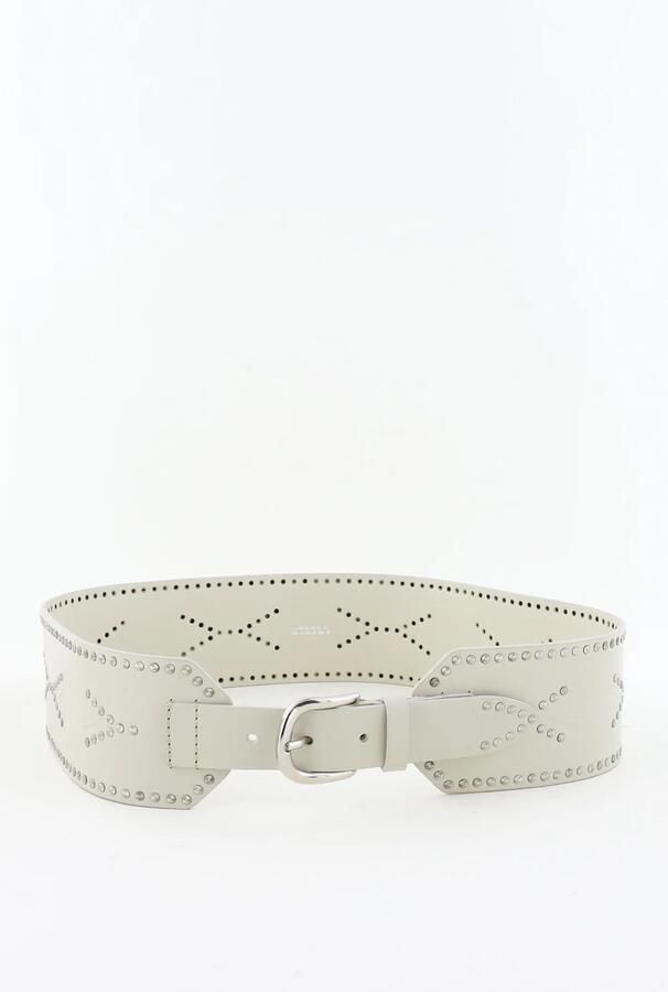 Isabel Marant riem Telma CE033BFA-A2A02A chalk silver