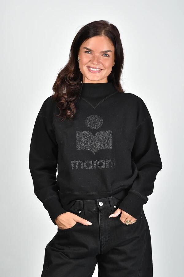 Isabel Marant Étoile Zwarte Sweaters Marant Etoile Moby Black Dames