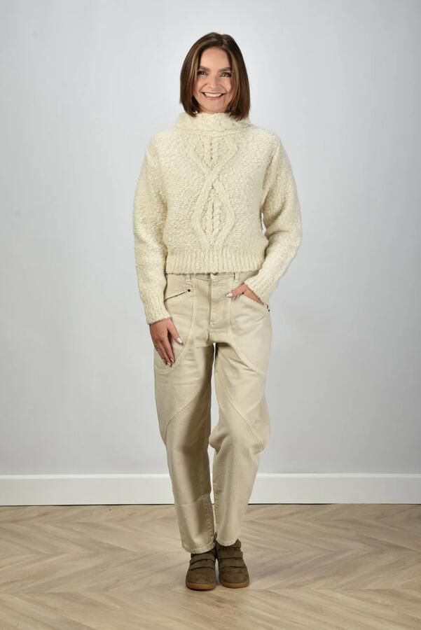 Isabel Marant trui Ro e PU0694FA-C3L07I ecru