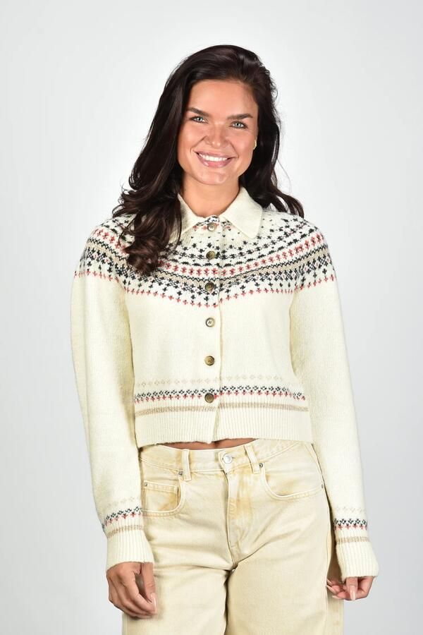 Isabel Marant vest Zoe-Gf CA0198FA-D3L16E ecru