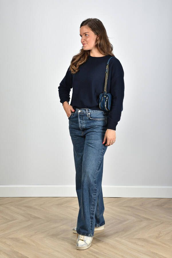 Les Tricots de Lea trui Mapoupette 33231 blauw