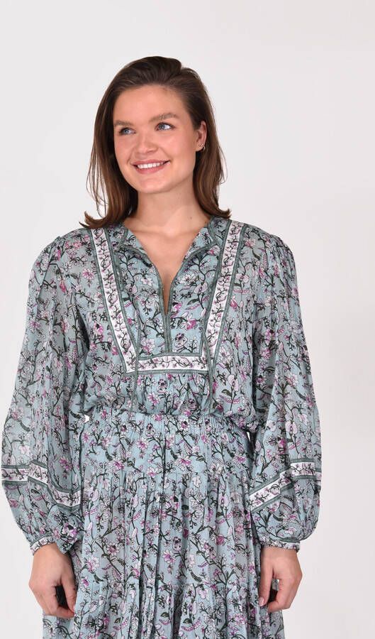 Marant Etoile blouse Gayle HT0024FA-A1J50E groen