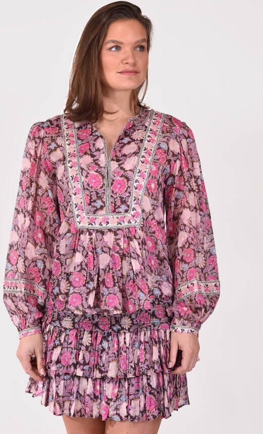 Marant Etoile blouse Gayle HT0024FA-A1J50E roze